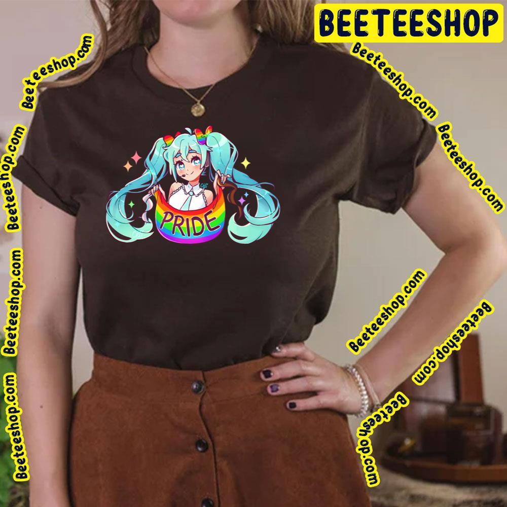 Happy Pride Hatsune Miku Beeteeshop Trending Unisex T-Shirt Happy Pride Hatsune Miku Beeteeshop Trending Unisex T-Shirt