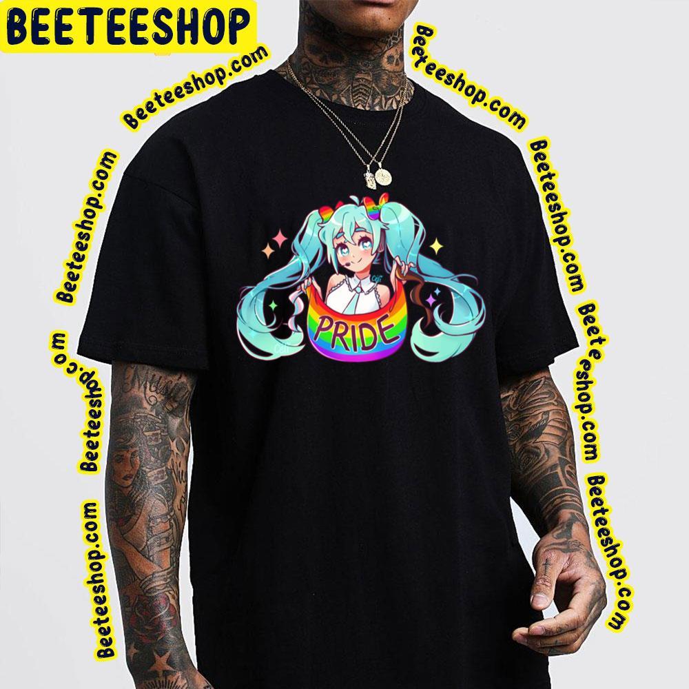 Happy Pride Hatsune Miku Beeteeshop Trending Unisex T-Shirt Happy Pride Hatsune Miku Beeteeshop Trending Unisex T-Shirt