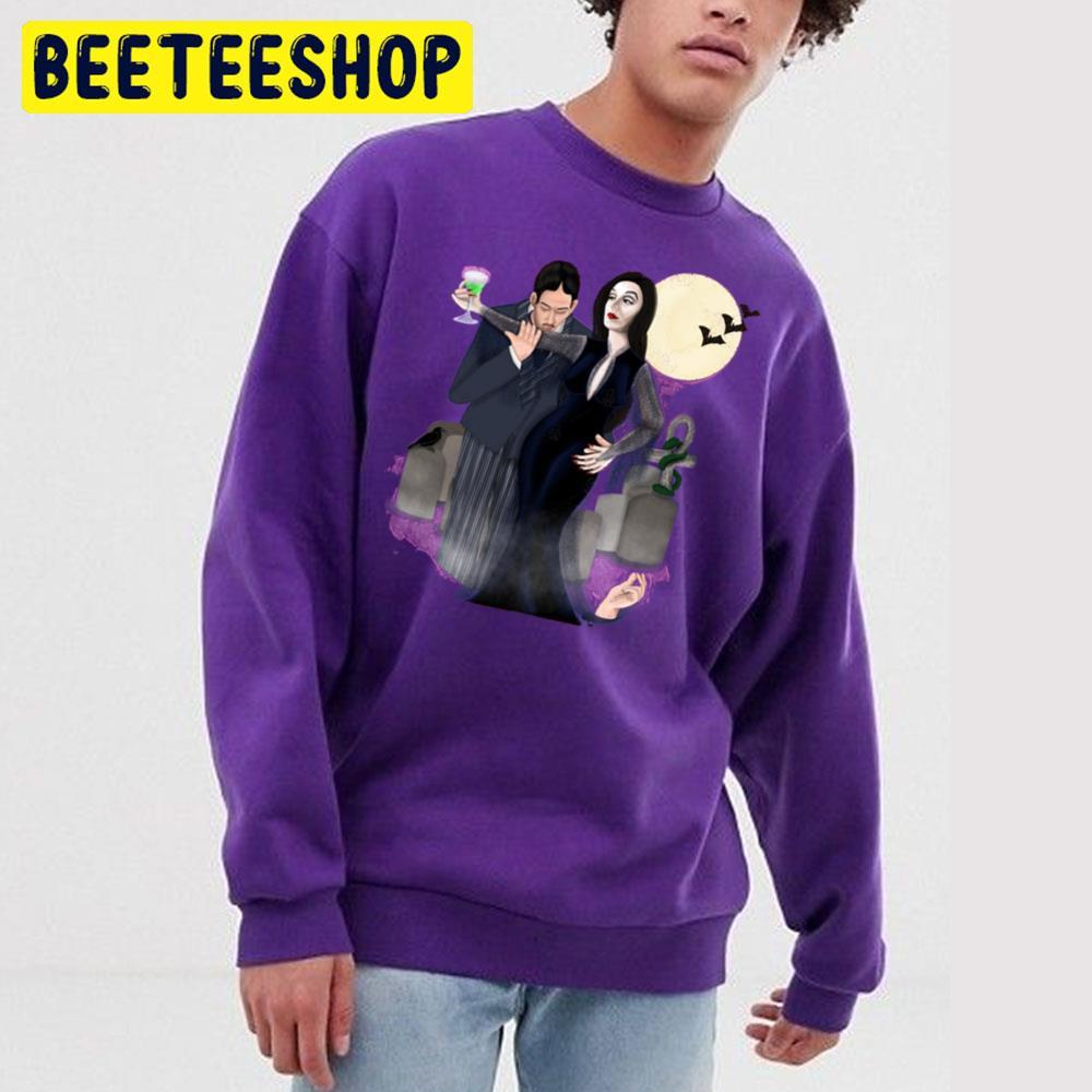 Happy The Addams Family Happy Halloween Beeteeshop Trending Unisex T-Shirt Happy The Addams Family Happy Halloween Beeteeshop Trending Unisex T-Shirt