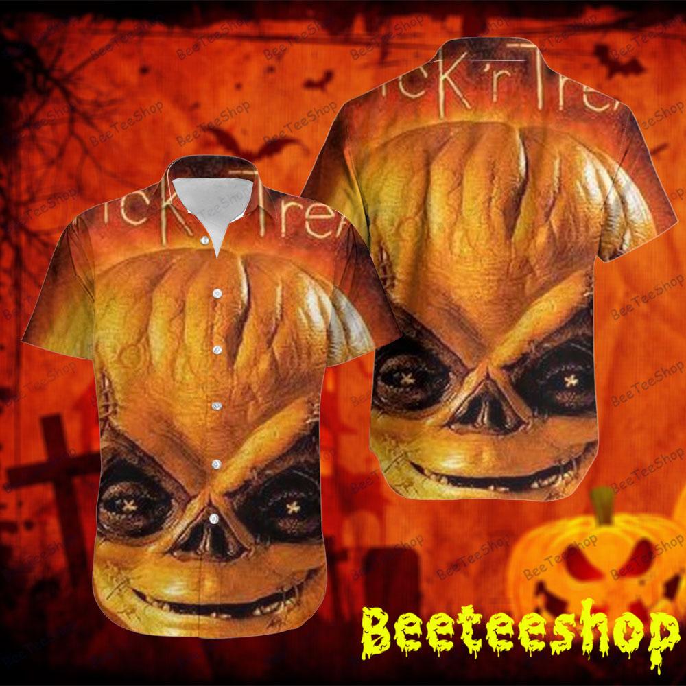 Head Pumpkin Trick 'R Treat Halloween Beeteeshop Hawaii Shirt Head Pumpkin Trick 'R Treat Halloween Beeteeshop Hawaii Shirt