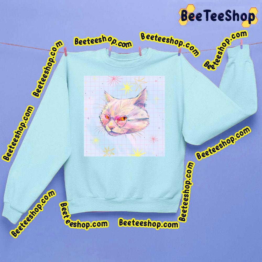 Heart Glasses Cat Beeteeshop Trending Unisex Sweatshirt Heart Glasses Cat Beeteeshop Trending Unisex Sweatshirt