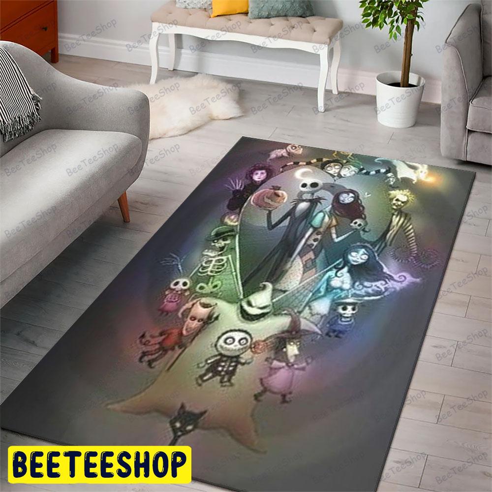 Heart The Nightmare Before Christmas Halloween Beeteeshop Rug Rectangle Heart The Nightmare Before Christmas Halloween Beeteeshop Rug Rectangle