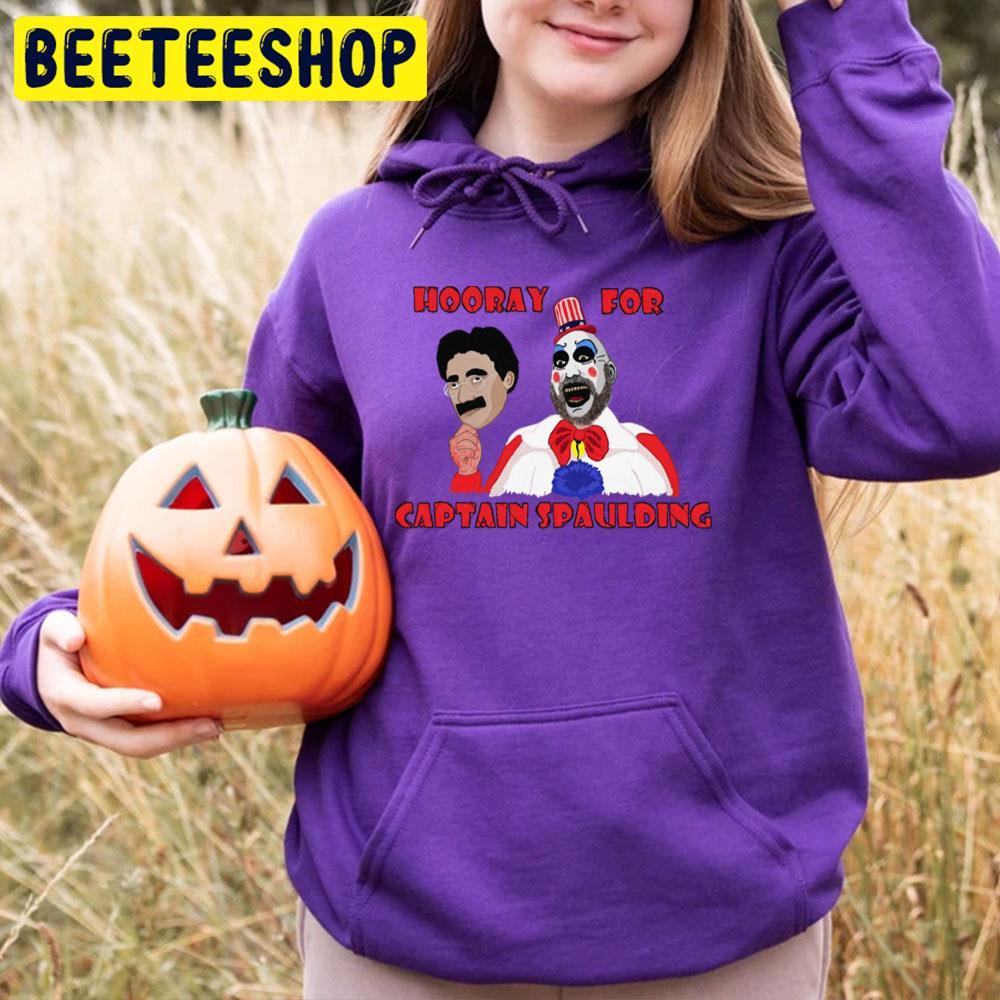 Hooray For Captain Spaulding House Of 1000 Corpses Happy Halloween Beeteeshop Trending Unisex T-Shirt Hooray For Captain Spaulding House Of 1000 Corpses Happy Halloween Beeteeshop Trending Unisex T-Shirt