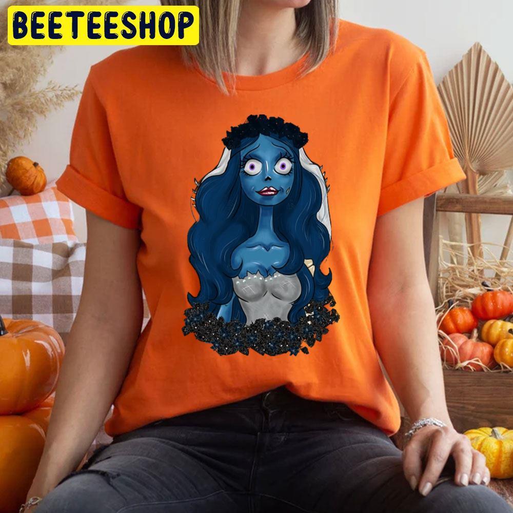 Horror Emily Corpse Bride Happy Halloween Beeteeshop Trending Unisex T-Shirt Horror Emily Corpse Bride Happy Halloween Beeteeshop Trending Unisex T-Shirt