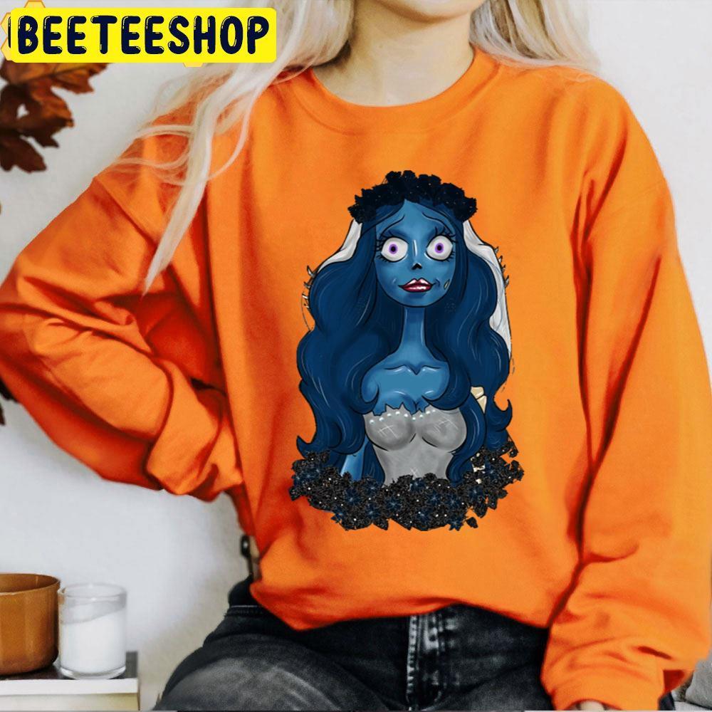 Horror Emily Corpse Bride Happy Halloween Beeteeshop Trending Unisex T-Shirt Horror Emily Corpse Bride Happy Halloween Beeteeshop Trending Unisex T-Shirt