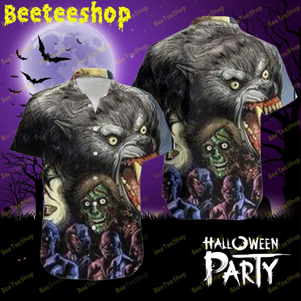 Horror Moon An American Werewolf In London Halloween Beeteeshop Hawaii Shirt Horror Moon An American Werewolf In London Halloween Beeteeshop Hawaii Shirt