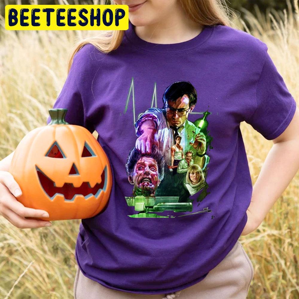 Horror Re-Animator Happy Halloween Beeteeshop Trending Unisex T-Shirt Horror Re-Animator Happy Halloween Beeteeshop Trending Unisex T-Shirt