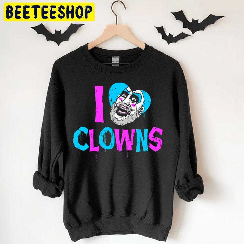 I Heart Clowns House Of 1000 Corpses Happy Halloween Beeteeshop Trending Unisex T-Shirt I Heart Clowns House Of 1000 Corpses Happy Halloween Beeteeshop Trending Unisex T-Shirt