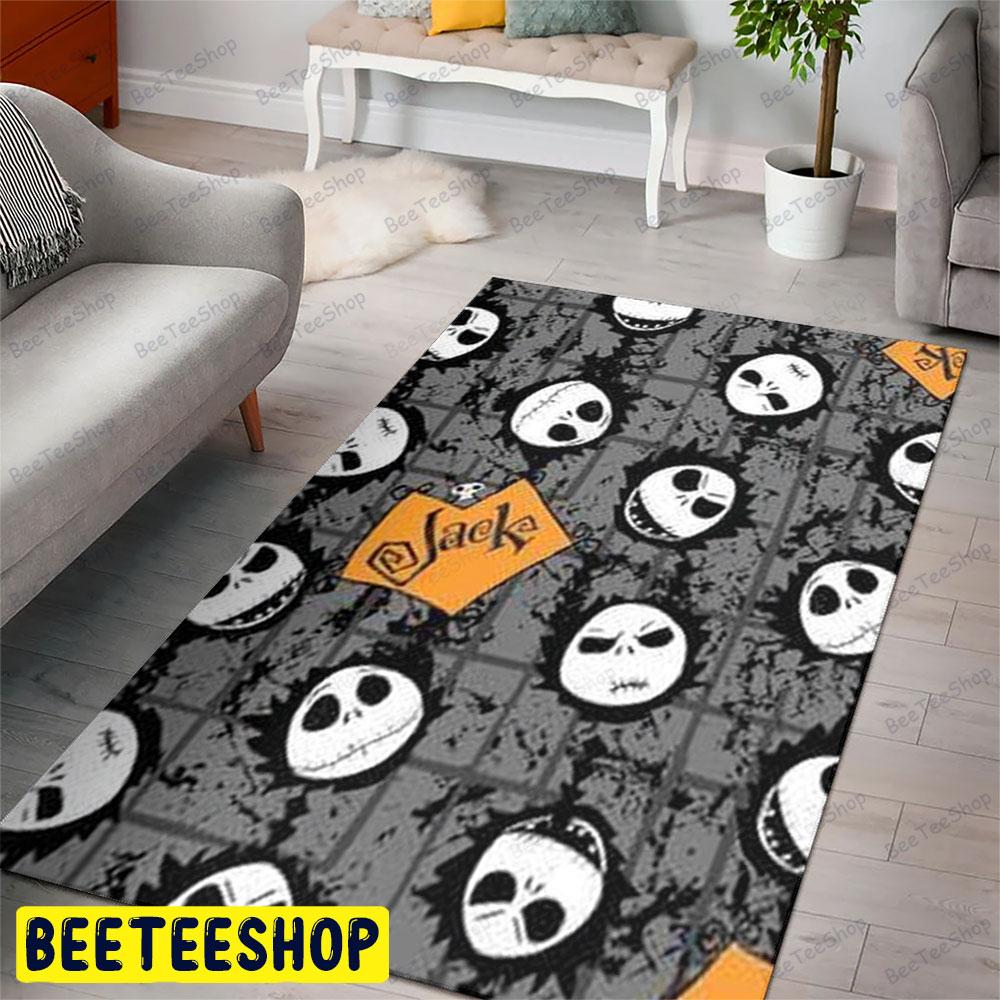 Ink Face Jack The Nightmare Before Christmas Halloween Beeteeshop Rug Rectangle Ink Face Jack The Nightmare Before Christmas Halloween Beeteeshop Rug Rectangle