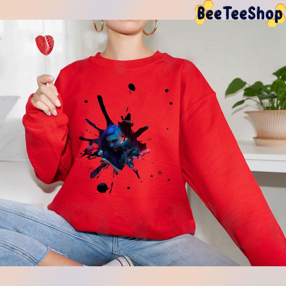 Ink Style Cyberpunk 2077 Trending Unisex T-Shirt Ink Style Cyberpunk 2077 Trending Unisex T-Shirt