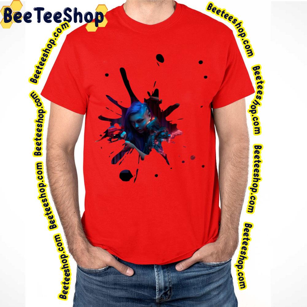 Ink Style Cyberpunk 2077 Trending Unisex T-Shirt Ink Style Cyberpunk 2077 Trending Unisex T-Shirt