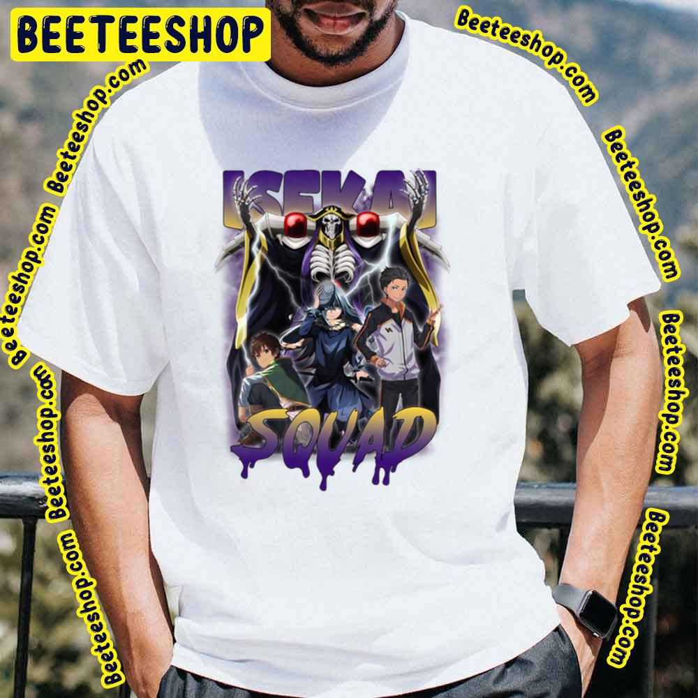 Isekai Squad Vintage Bootleg Overlord Trending Unisex T-Shirt Isekai Squad Vintage Bootleg Overlord Trending Unisex T-Shirt