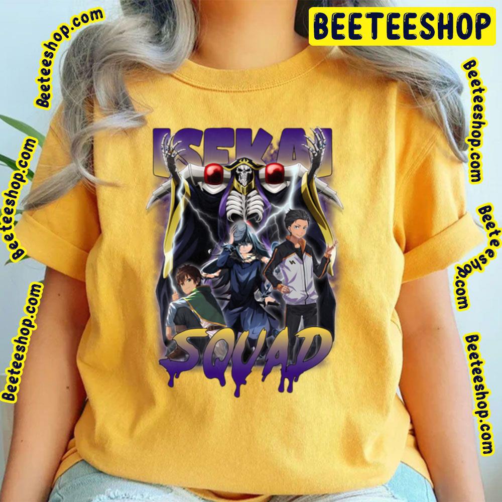 Isekai Squad Vintage Bootleg Overlord Trending Unisex T-Shirt Isekai Squad Vintage Bootleg Overlord Trending Unisex T-Shirt