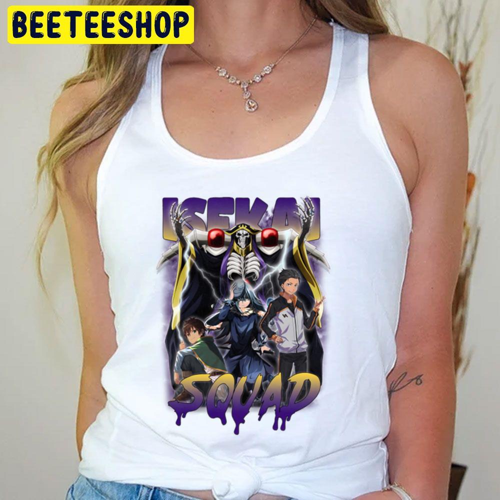 Isekai Squad Vintage Bootleg Overlord Trending Unisex T-Shirt Isekai Squad Vintage Bootleg Overlord Trending Unisex T-Shirt