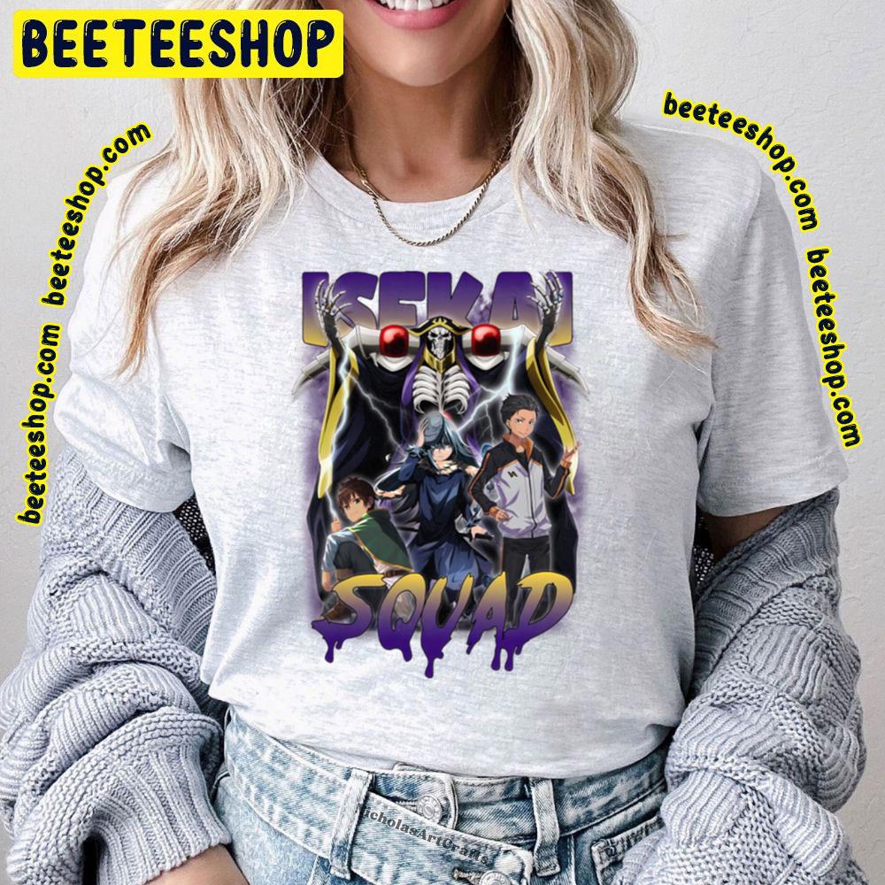 Isekai Squad Vintage Bootleg Overlord Trending Unisex T-Shirt Isekai Squad Vintage Bootleg Overlord Trending Unisex T-Shirt