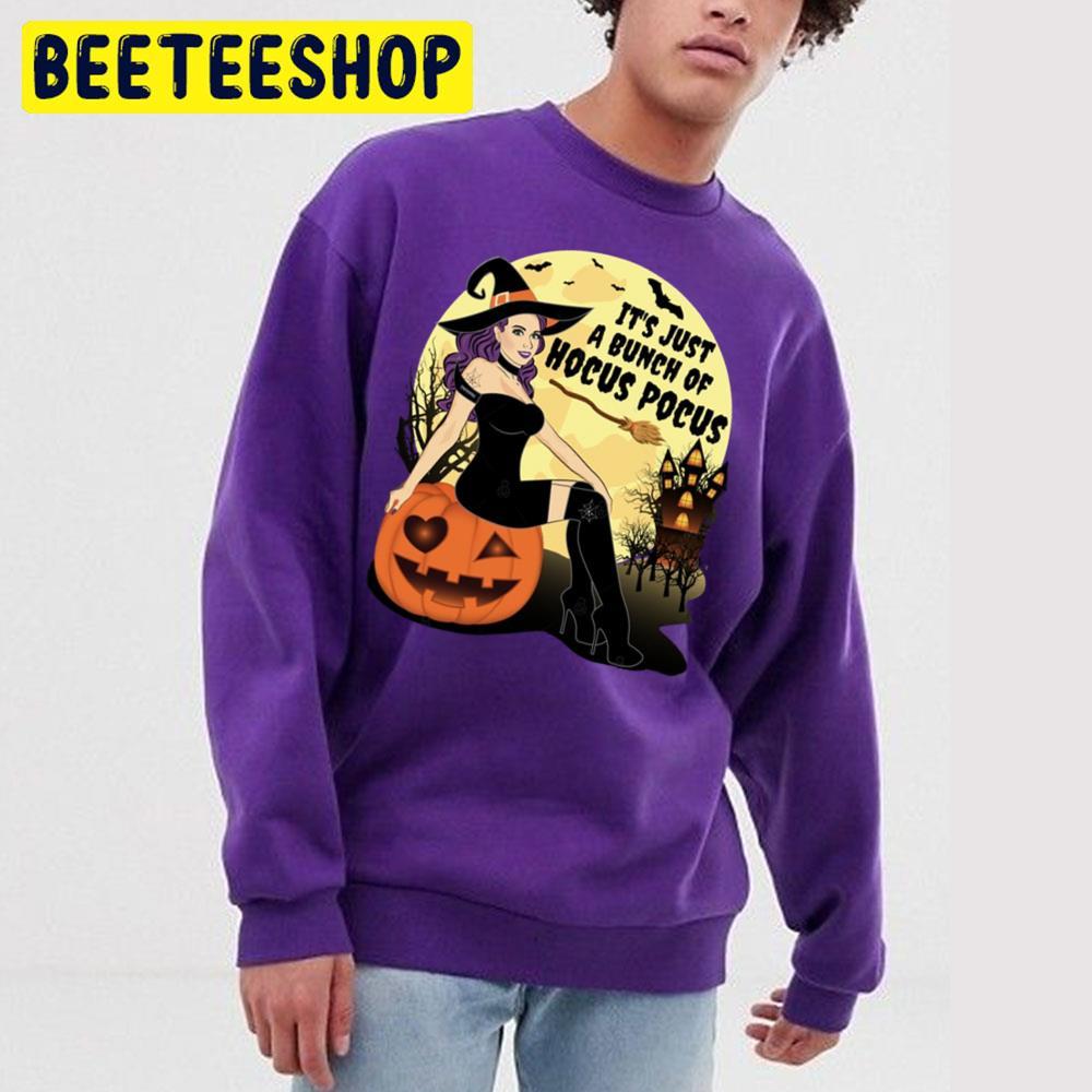 Its Just A Bunch Of Hocus Pocus Happy Halloween Beeteeshop Trending Unisex T-Shirt Its Just A Bunch Of Hocus Pocus Happy Halloween Beeteeshop Trending Unisex T-Shirt