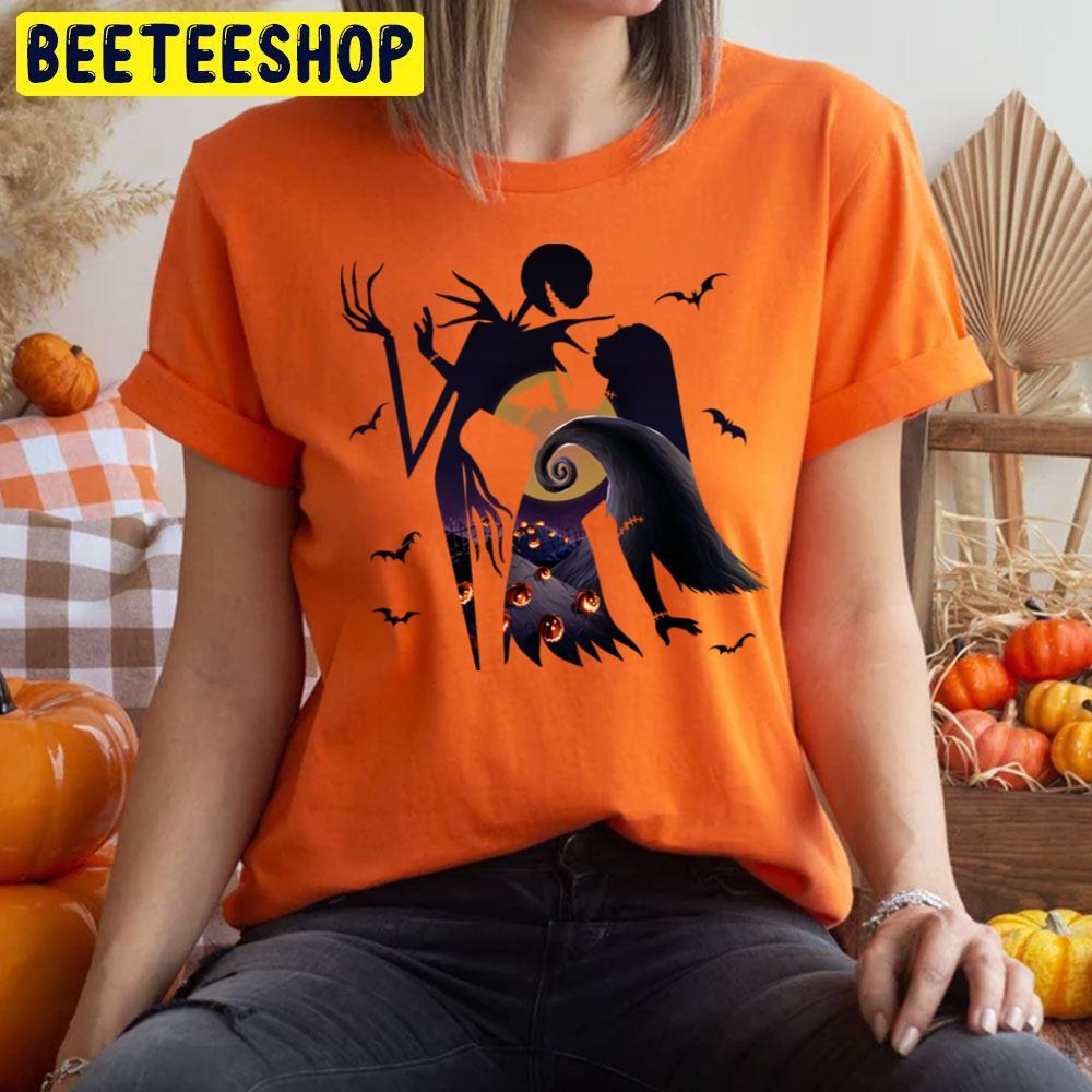 Jack And Sally The Nightmare Before Christmas Happy Halloween Beeteeshop Trending Unisex T-Shirt Jack And Sally The Nightmare Before Christmas Happy Halloween Beeteeshop Trending Unisex T-Shirt