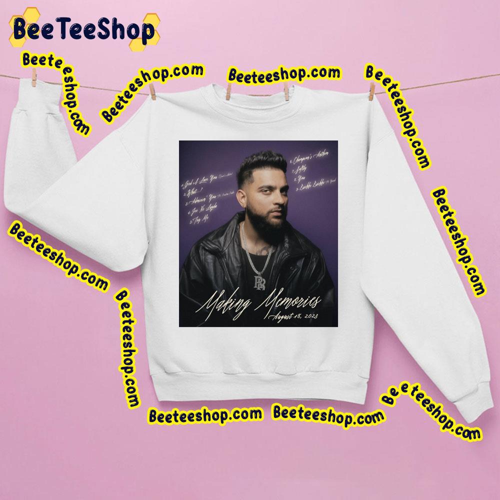 Karan Aujla & Ikky - Making Memories 2023 Tracklist Beeteeshop Trending Unisex Sweatshirt Karan Aujla & Ikky - Making Memories 2023 Tracklist Beeteeshop Trending Unisex Sweatshirt