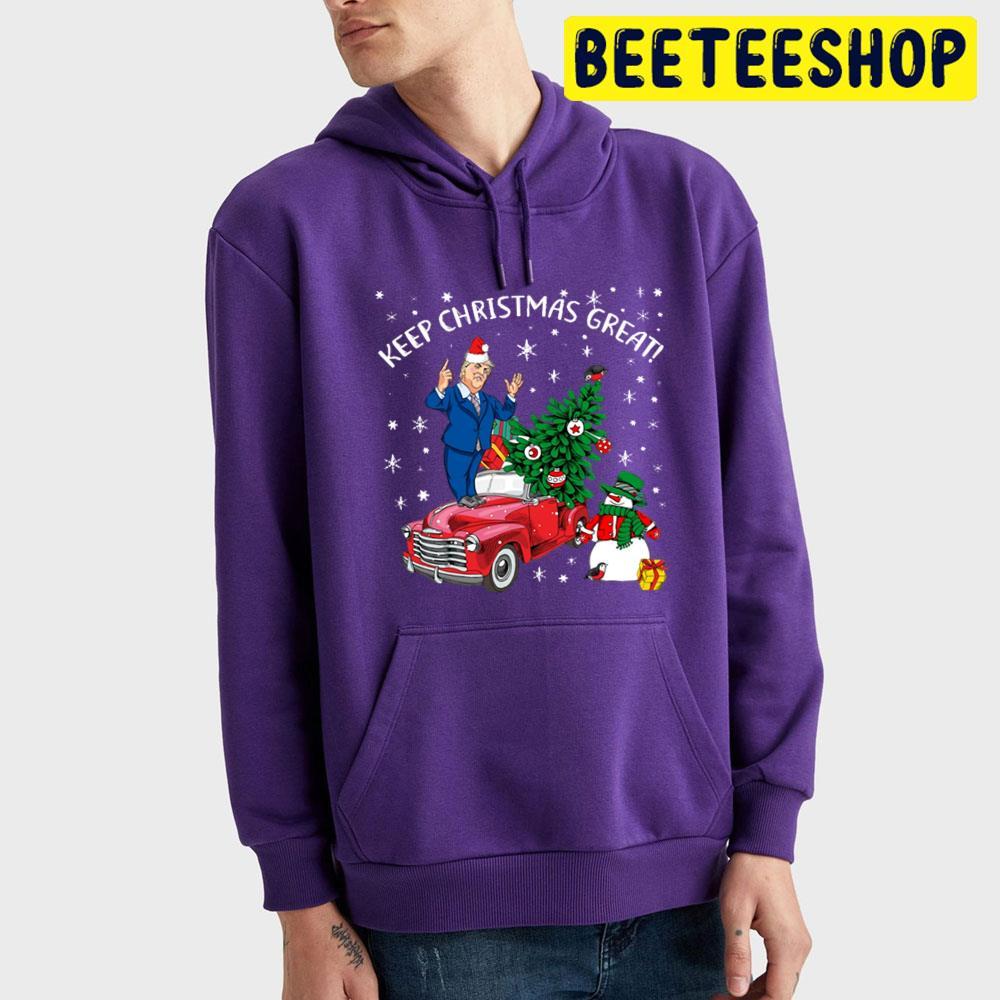 Keep Christmas Great Trump Riding Red Truck Christmas Beeteeshop Trending Unisex T-Shirt Keep Christmas Great Trump Riding Red Truck Christmas Beeteeshop Trending Unisex T-Shirt