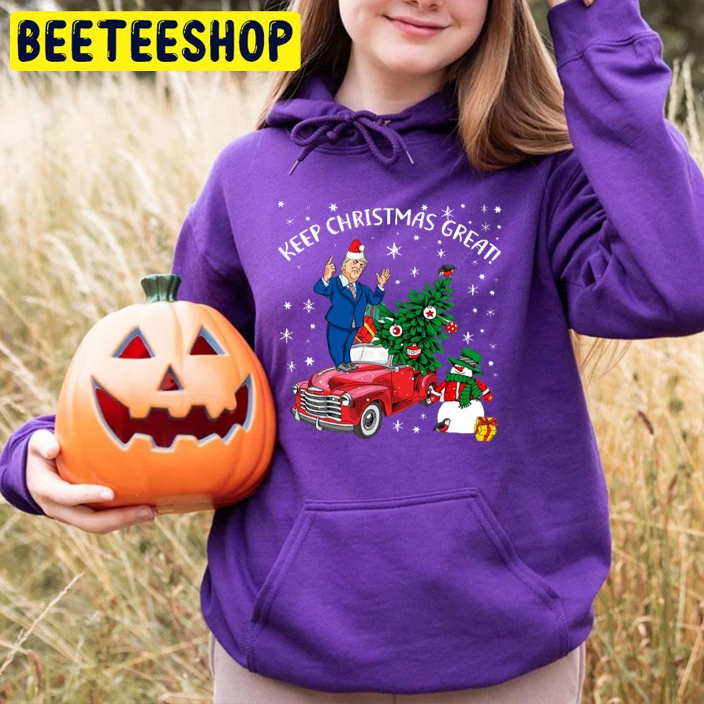 Keep Christmas Great Trump Riding Red Truck Christmas Beeteeshop Trending Unisex T-Shirt Keep Christmas Great Trump Riding Red Truck Christmas Beeteeshop Trending Unisex T-Shirt