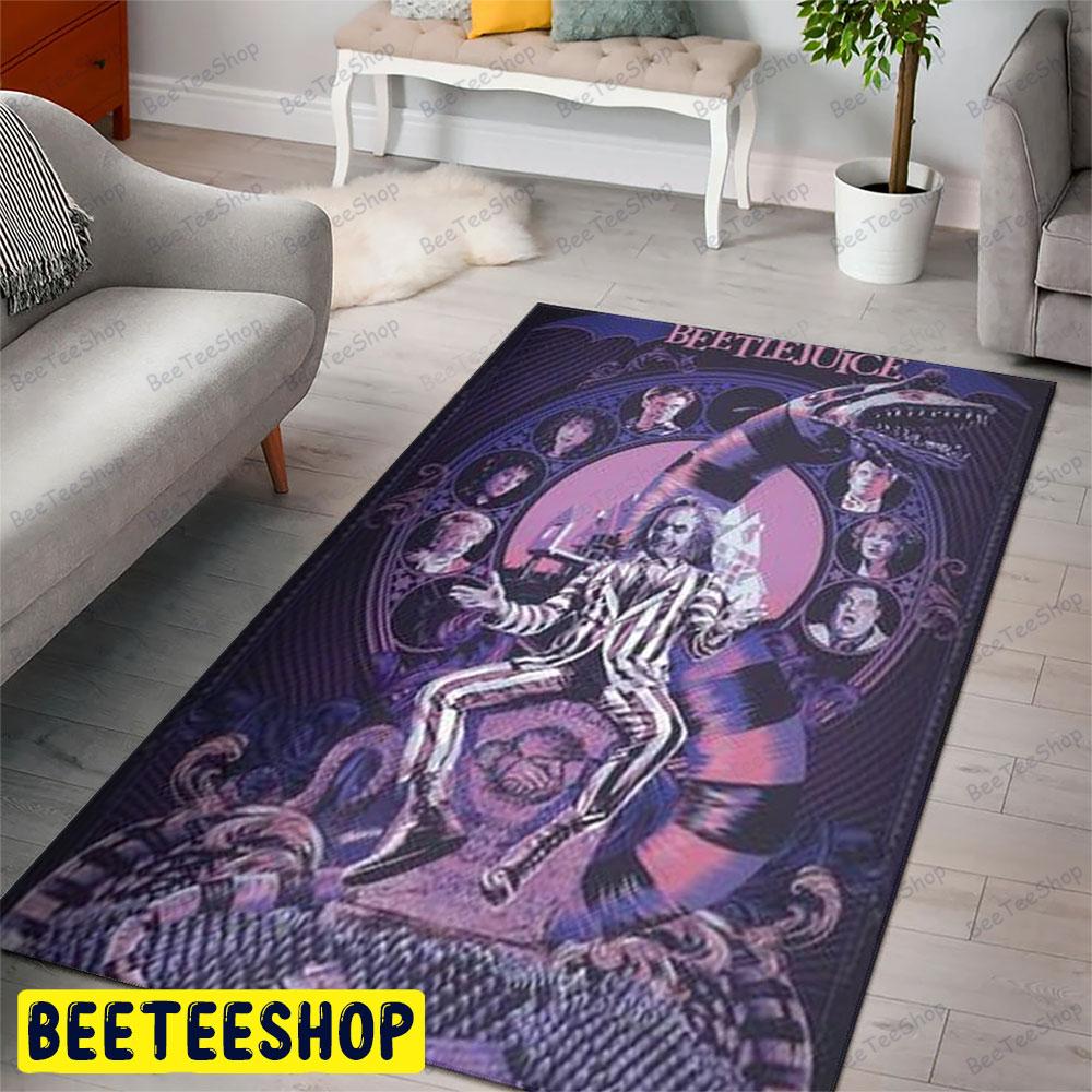 King Michael Keaton Beetlejuice Halloween Beeteeshop Rug Rectangle King Michael Keaton Beetlejuice Halloween Beeteeshop Rug Rectangle