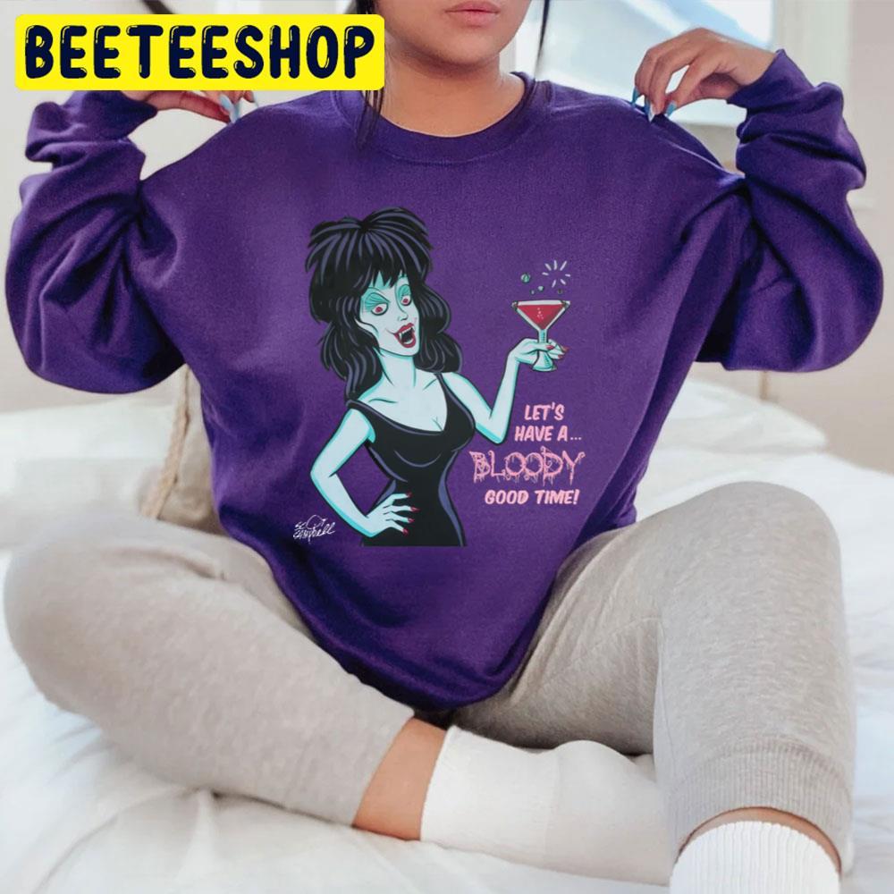 Let's Have Bloody Good Time Elvira Mistress Of The Dark Happy Halloween Beeteeshop Trending Unisex T-Shirt Let's Have Bloody Good Time Elvira Mistress Of The Dark Happy Halloween Beeteeshop Trending Unisex T-Shirt