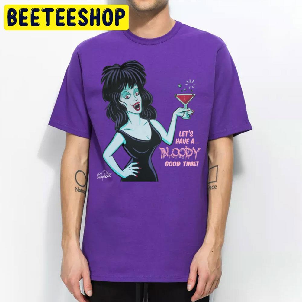Let's Have Bloody Good Time Elvira Mistress Of The Dark Happy Halloween Beeteeshop Trending Unisex T-Shirt Let's Have Bloody Good Time Elvira Mistress Of The Dark Happy Halloween Beeteeshop Trending Unisex T-Shirt
