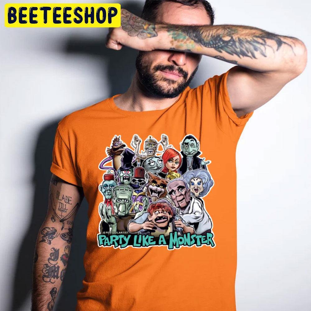 Like A Monster Mad Monster Party Happy Halloween Beeteeshop Trending Unisex T-Shirt Like A Monster Mad Monster Party Happy Halloween Beeteeshop Trending Unisex T-Shirt