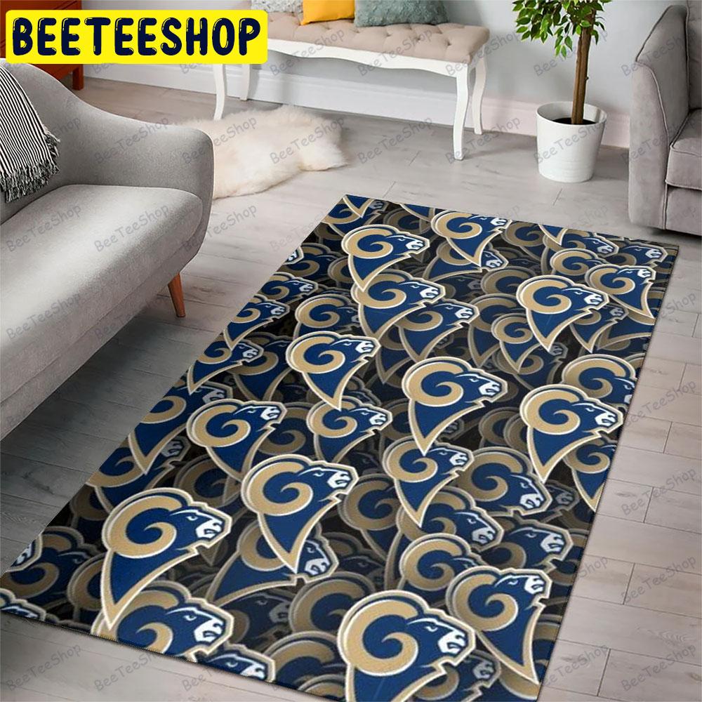Los Angeles Rams 22 American Sports Teams Beeteeshop Rug Rectangle Los Angeles Rams 22 American Sports Teams Beeteeshop Rug Rectangle