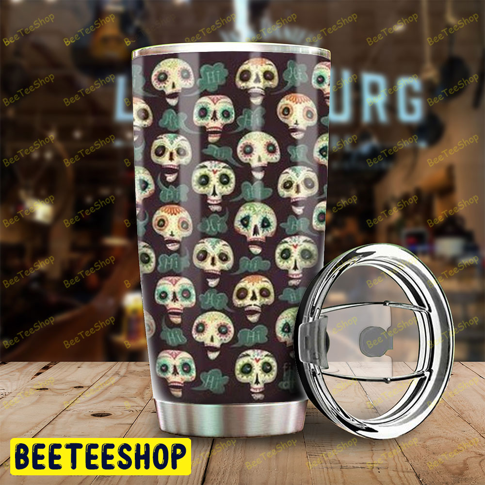 Mexico Skulls Halloween Pattern Tumbler Mexico Skulls Halloween Pattern Tumbler