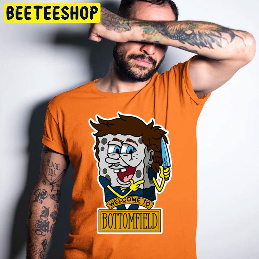 Michaelbob Myerspants Wellcom To Bottomfield Spongebob Halloween Beeteeshop Trending Unisex T-Shirt Michaelbob Myerspants Wellcom To Bottomfield Spongebob Halloween Beeteeshop Trending Unisex T-Shirt