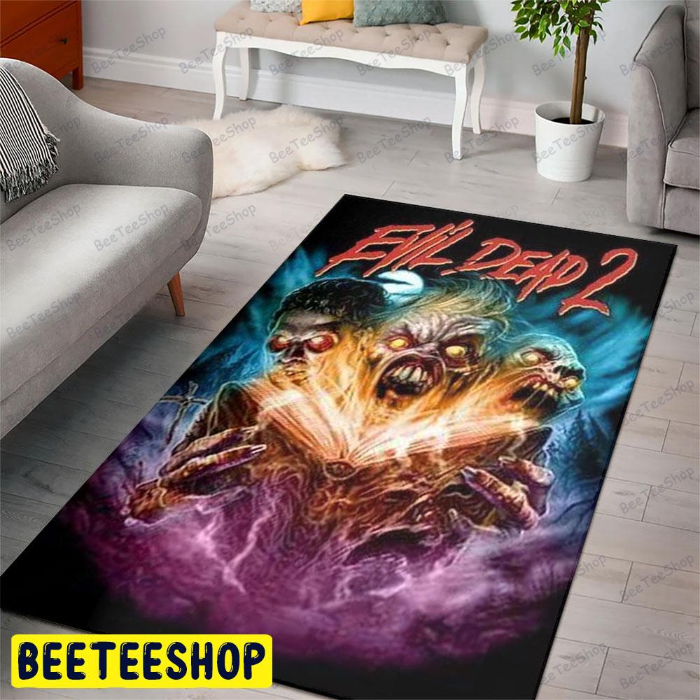 Monster Evil Dead Ii Halloween Beeteeshop Rug Rectangle Monster Evil Dead Ii Halloween Beeteeshop Rug Rectangle
