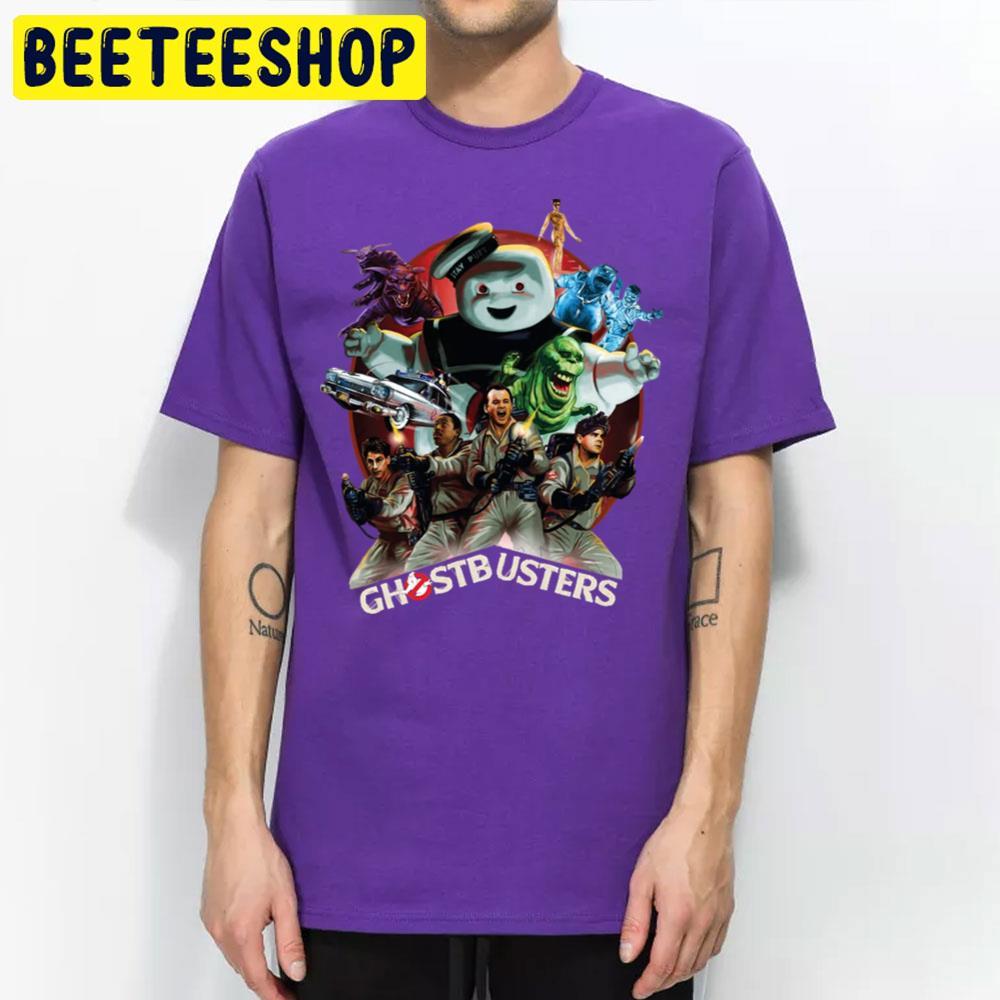 Movie Ghostbusters Happy Halloween Beeteeshop Trending Unisex T-Shirt Movie Ghostbusters Happy Halloween Beeteeshop Trending Unisex T-Shirt