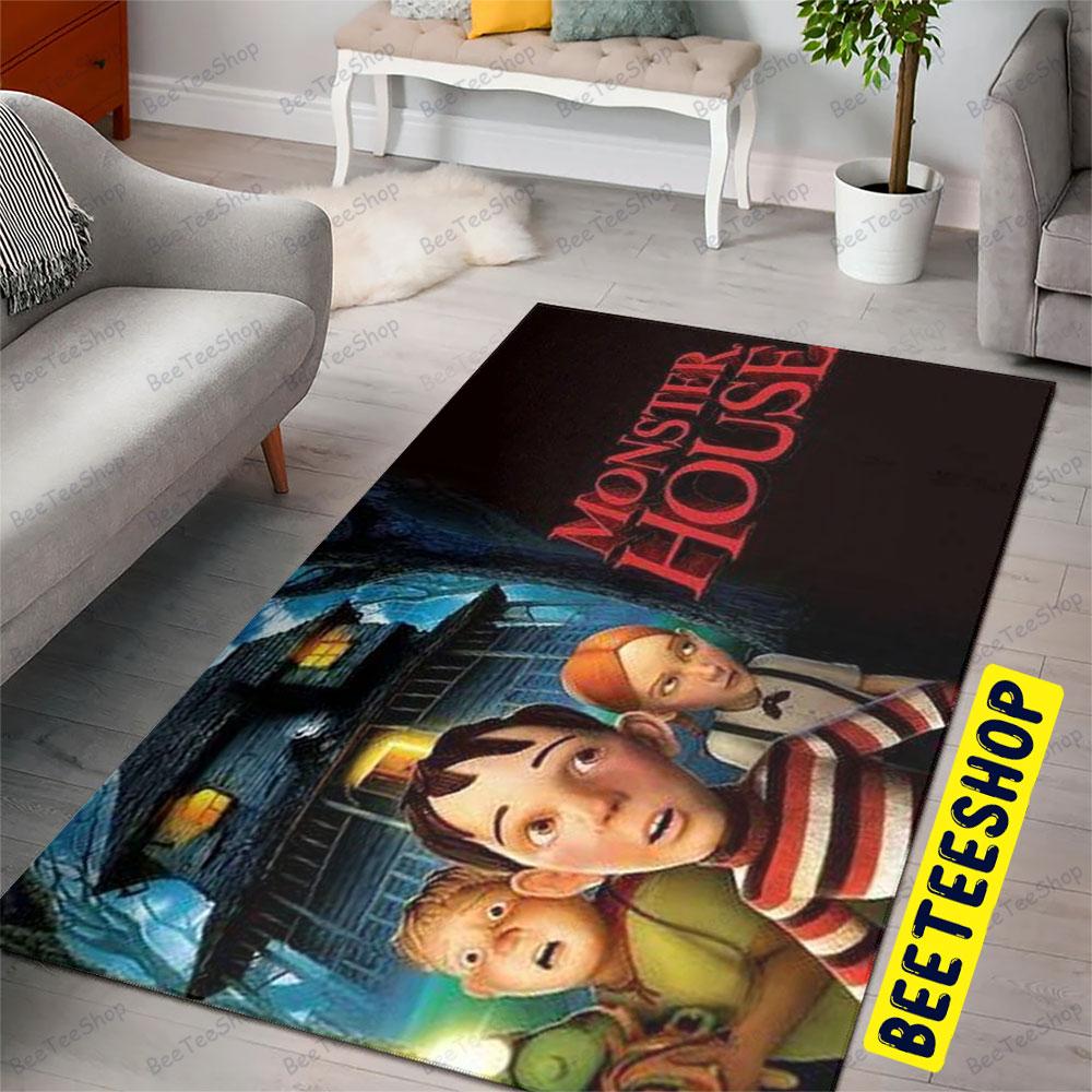 Movie Monster House Halloween Beeteeshop Rug Rectangle Movie Monster House Halloween Beeteeshop Rug Rectangle