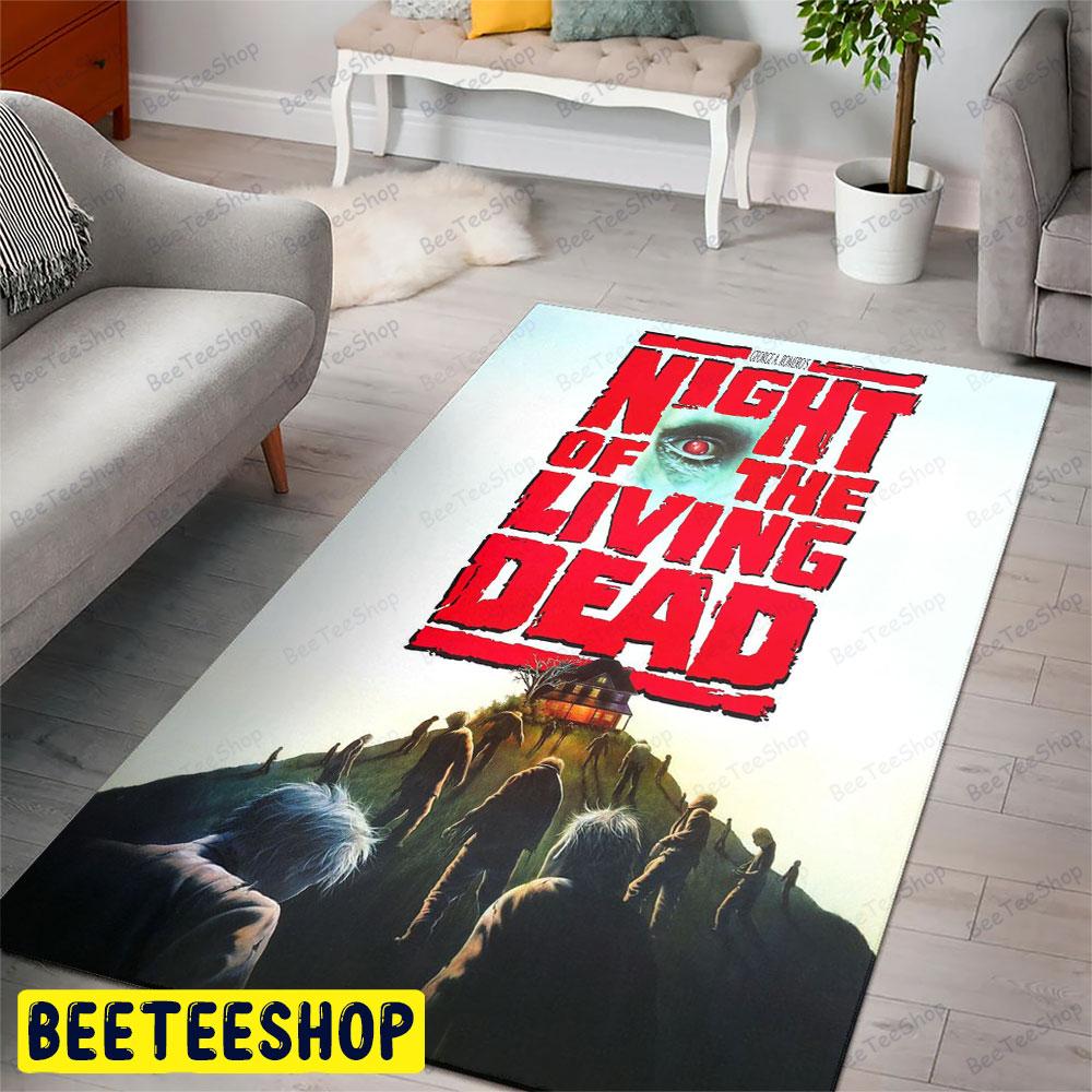 Movie Night Of The Living Dead Halloween Beeteeshop Rug Rectangle Movie Night Of The Living Dead Halloween Beeteeshop Rug Rectangle