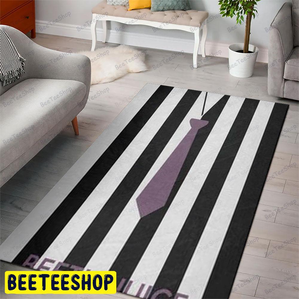 Necktie Beetlejuice Halloween Beeteeshop Rug Rectangle Necktie Beetlejuice Halloween Beeteeshop Rug Rectangle