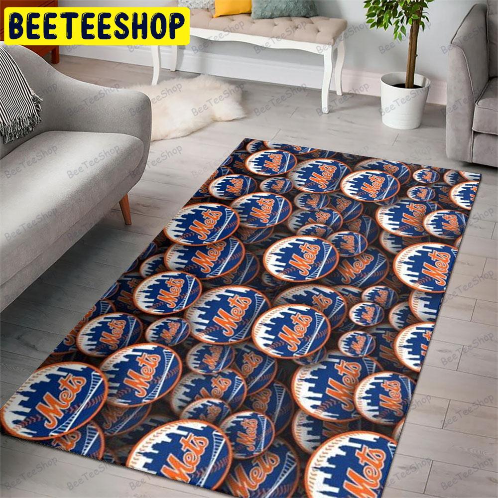 New York Mets 22 American Sports Teams Beeteeshop Rug Rectangle New York Mets 22 American Sports Teams Beeteeshop Rug Rectangle