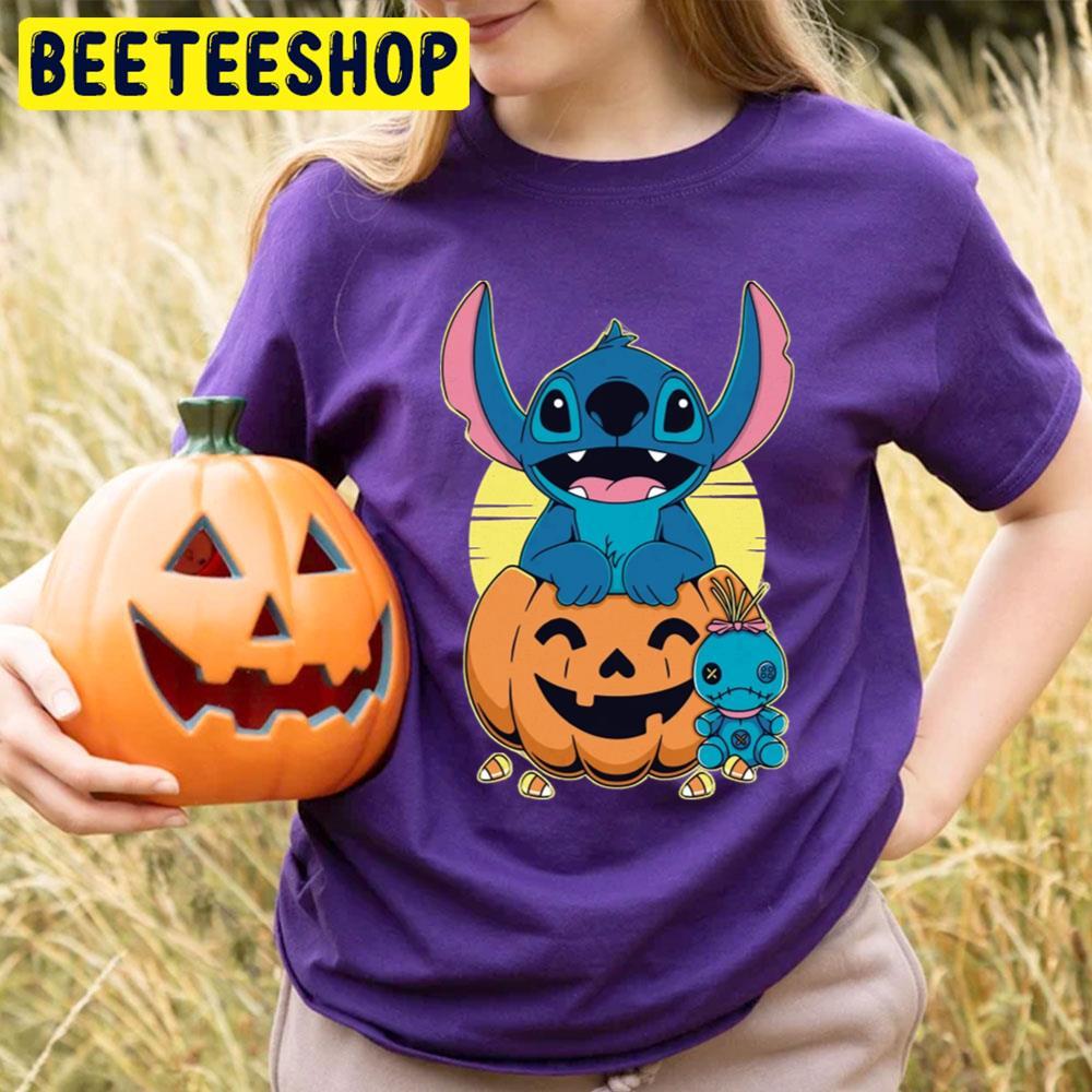 Ohana Stitch In Pumpkin Halloween Beeteeshop Trending Unisex T-Shirt Ohana Stitch In Pumpkin Halloween Beeteeshop Trending Unisex T-Shirt