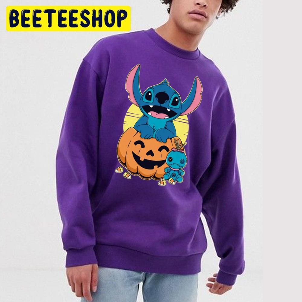 Ohana Stitch In Pumpkin Halloween Beeteeshop Trending Unisex T-Shirt Ohana Stitch In Pumpkin Halloween Beeteeshop Trending Unisex T-Shirt