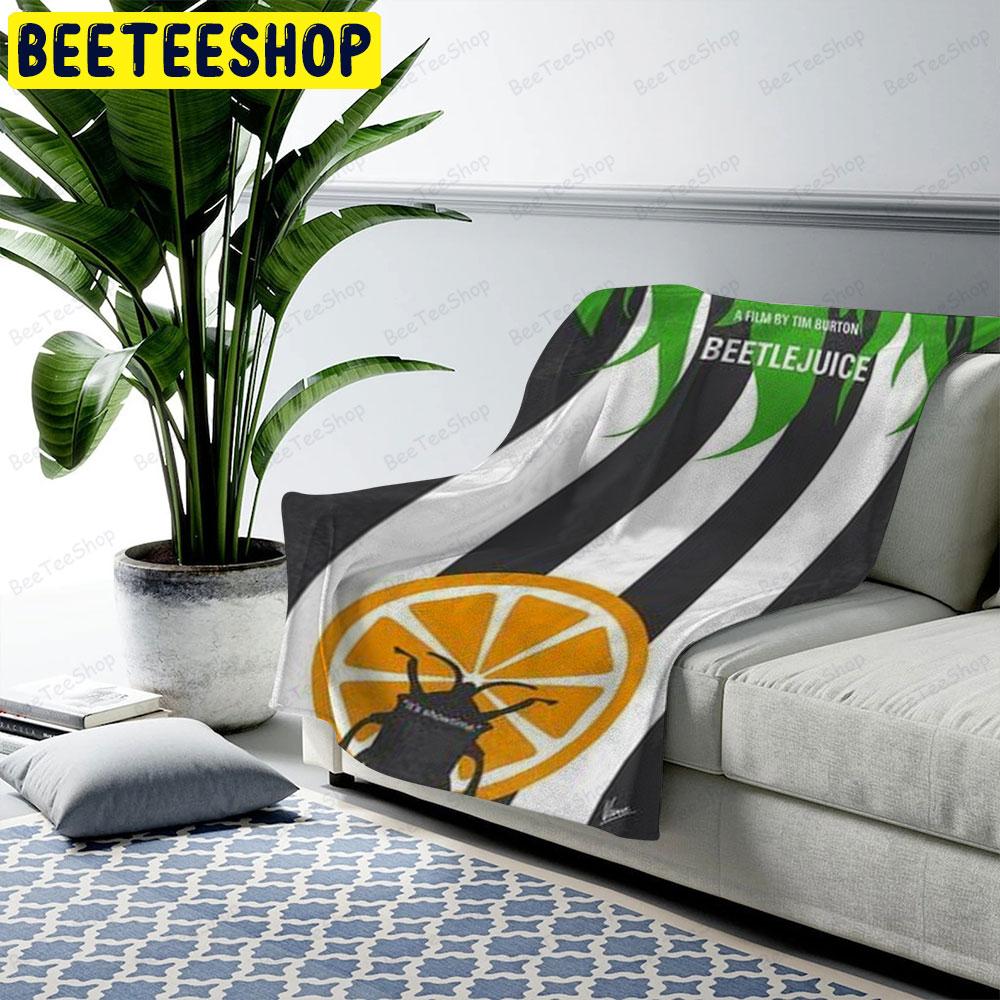 Orange Beetlejuice Halloween Beeteeshop US Cozy Blanket Orange Beetlejuice Halloween Beeteeshop US Cozy Blanket