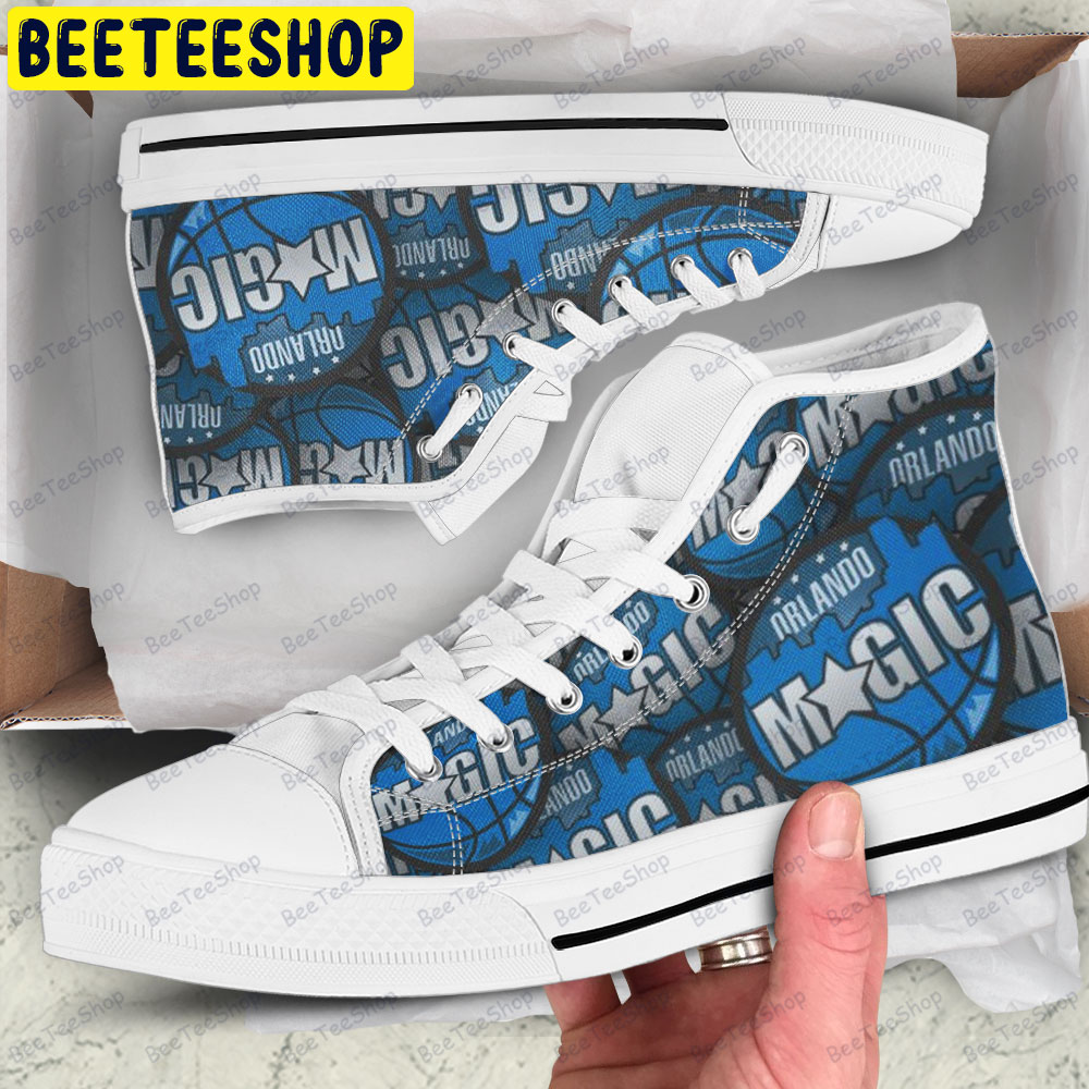 Orlando Magic American Sports Teams Adults High Top Canvas Shoes Orlando Magic American Sports Teams Adults High Top Canvas Shoes