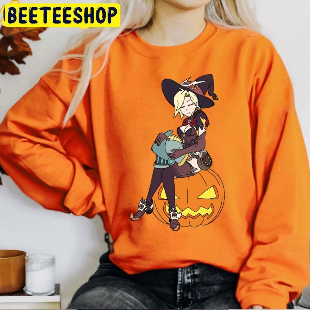 Overwatch Happy Halloween Beeteeshop Trending Unisex T-Shirt Overwatch Happy Halloween Beeteeshop Trending Unisex T-Shirt