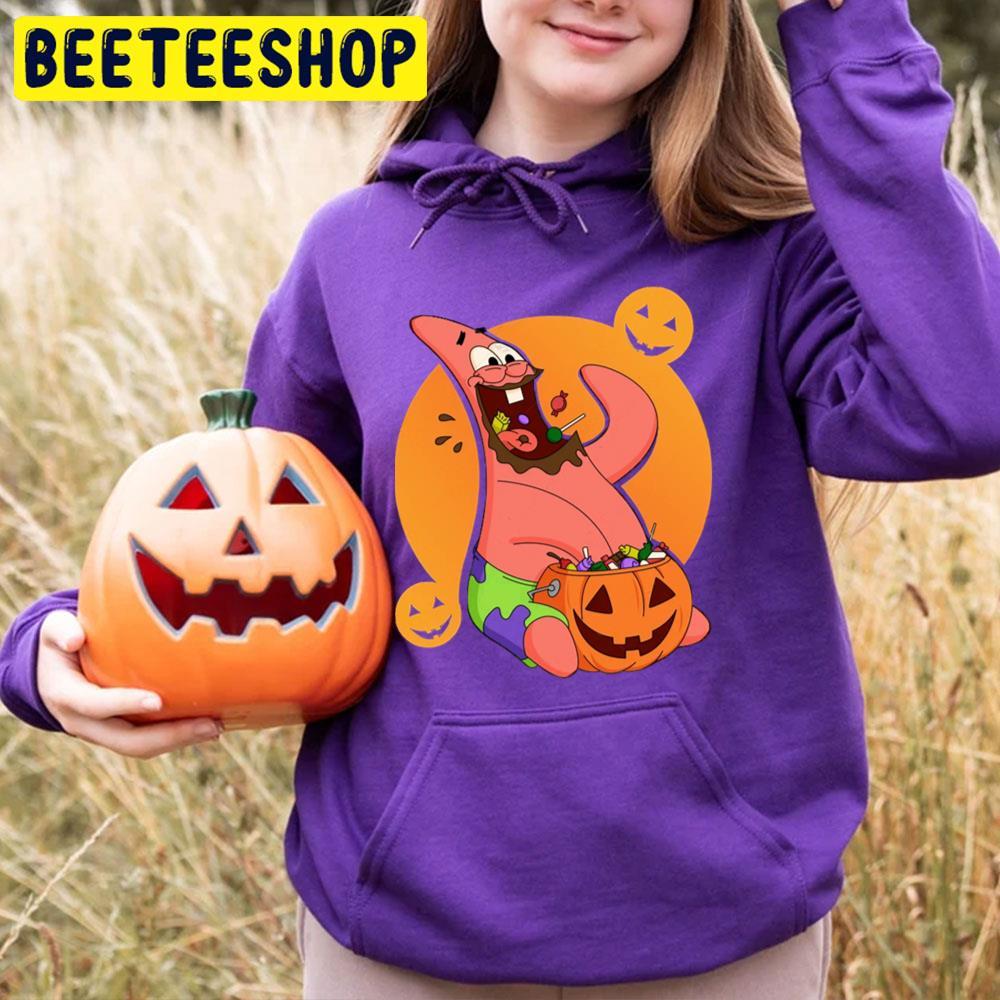 Patrick Eat Candy Halloween Beeteeshop Trending Unisex T-Shirt Patrick Eat Candy Halloween Beeteeshop Trending Unisex T-Shirt