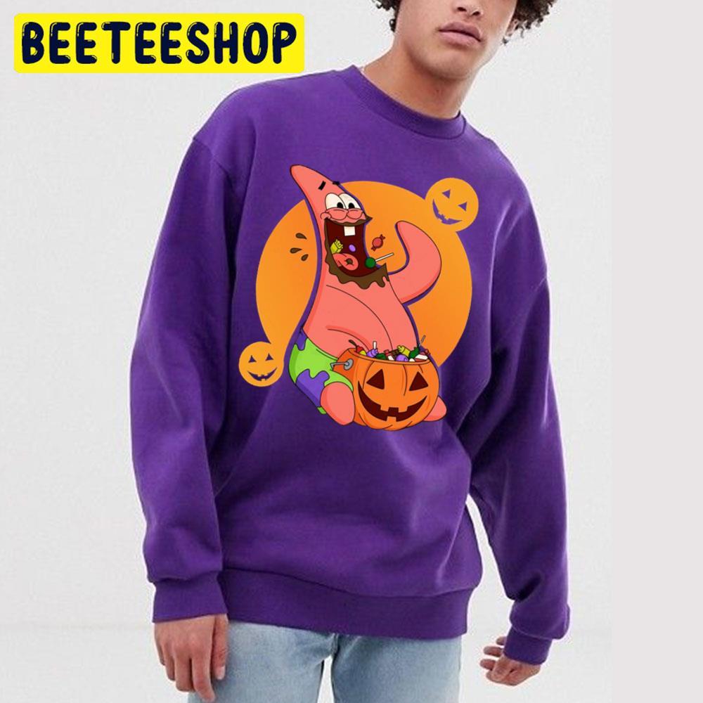 Patrick Eat Candy Halloween Beeteeshop Trending Unisex T-Shirt Patrick Eat Candy Halloween Beeteeshop Trending Unisex T-Shirt