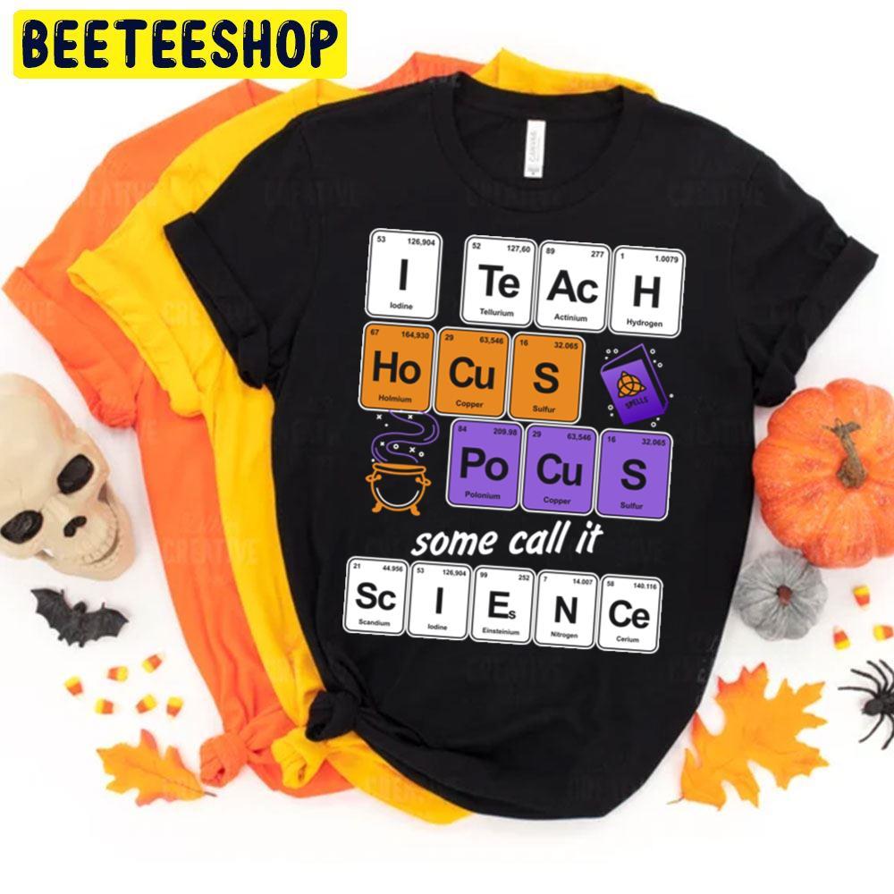 Periodic Table Hocus Pocus Magic Happy Halloween Beeteeshop Trending Unisex T-Shirt Periodic Table Hocus Pocus Magic Happy Halloween Beeteeshop Trending Unisex T-Shirt