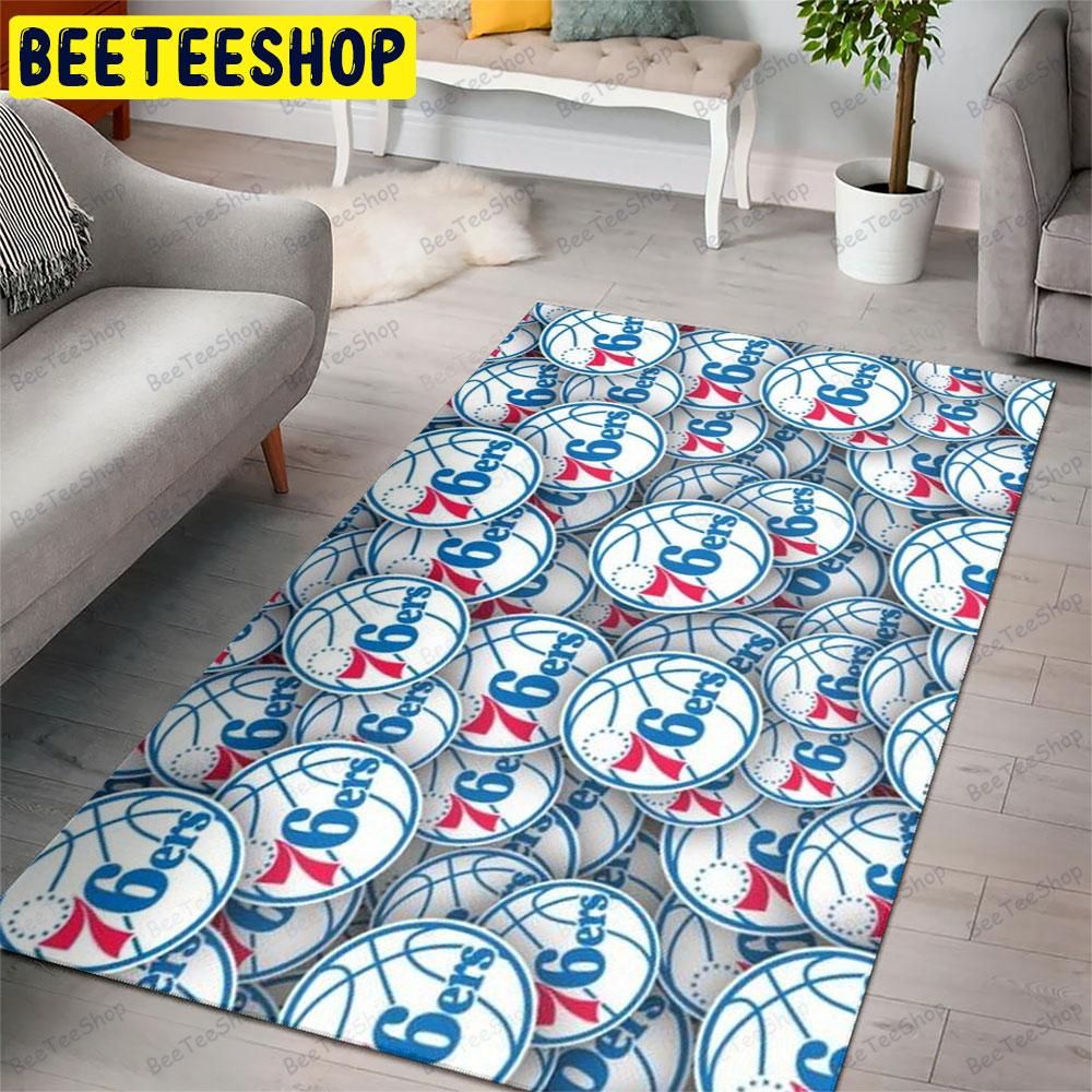 Philadelphia 76ers 23 American Sports Teams Beeteeshop Rug Rectangle Philadelphia 76ers 23 American Sports Teams Beeteeshop Rug Rectangle