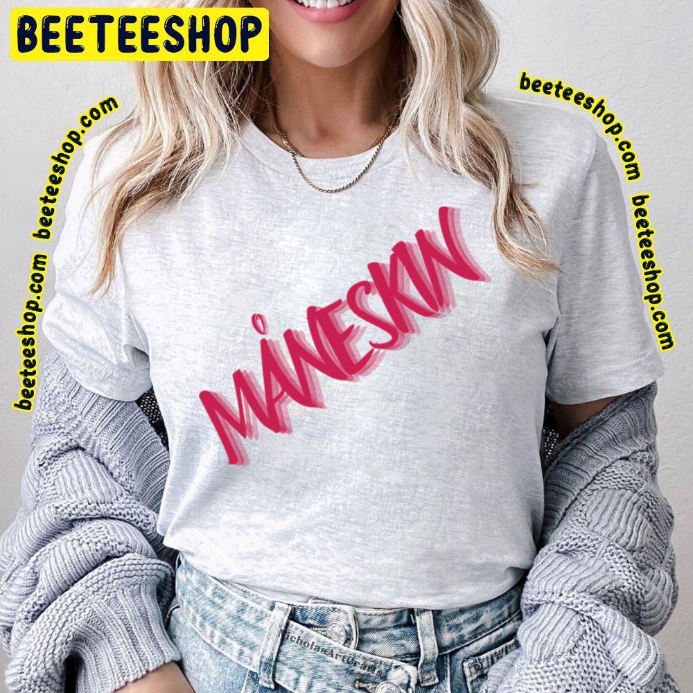 Pink Red Logo Maneskin Beeteeshop Trending Unisex T-Shirt Pink Red Logo Maneskin Beeteeshop Trending Unisex T-Shirt