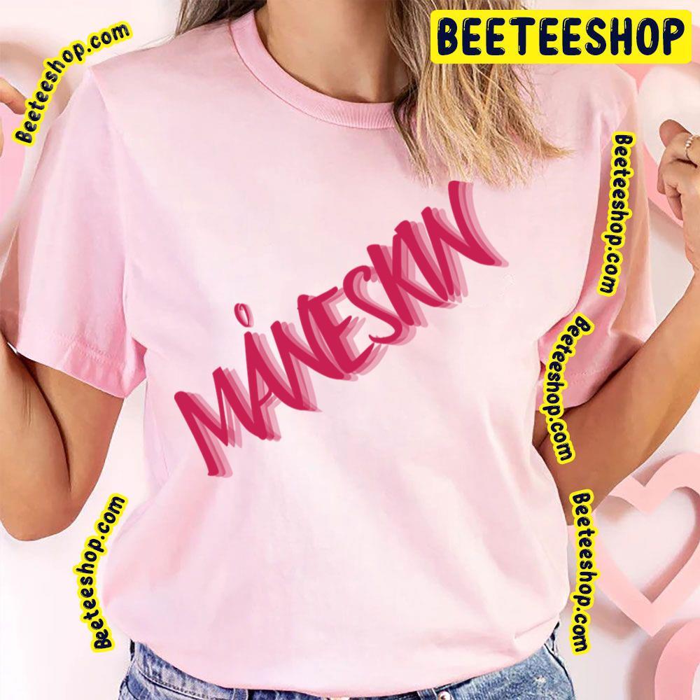Pink Red Logo Maneskin Beeteeshop Trending Unisex T-Shirt Pink Red Logo Maneskin Beeteeshop Trending Unisex T-Shirt