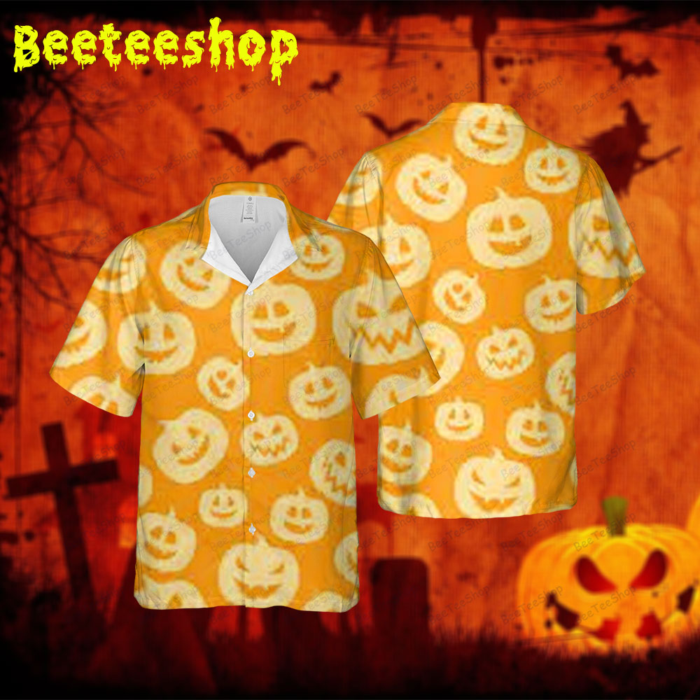 Pumpkins Halloween 012 Spread Collar Hawaii Shirt Pumpkins Halloween 012 Spread Collar Hawaii Shirt