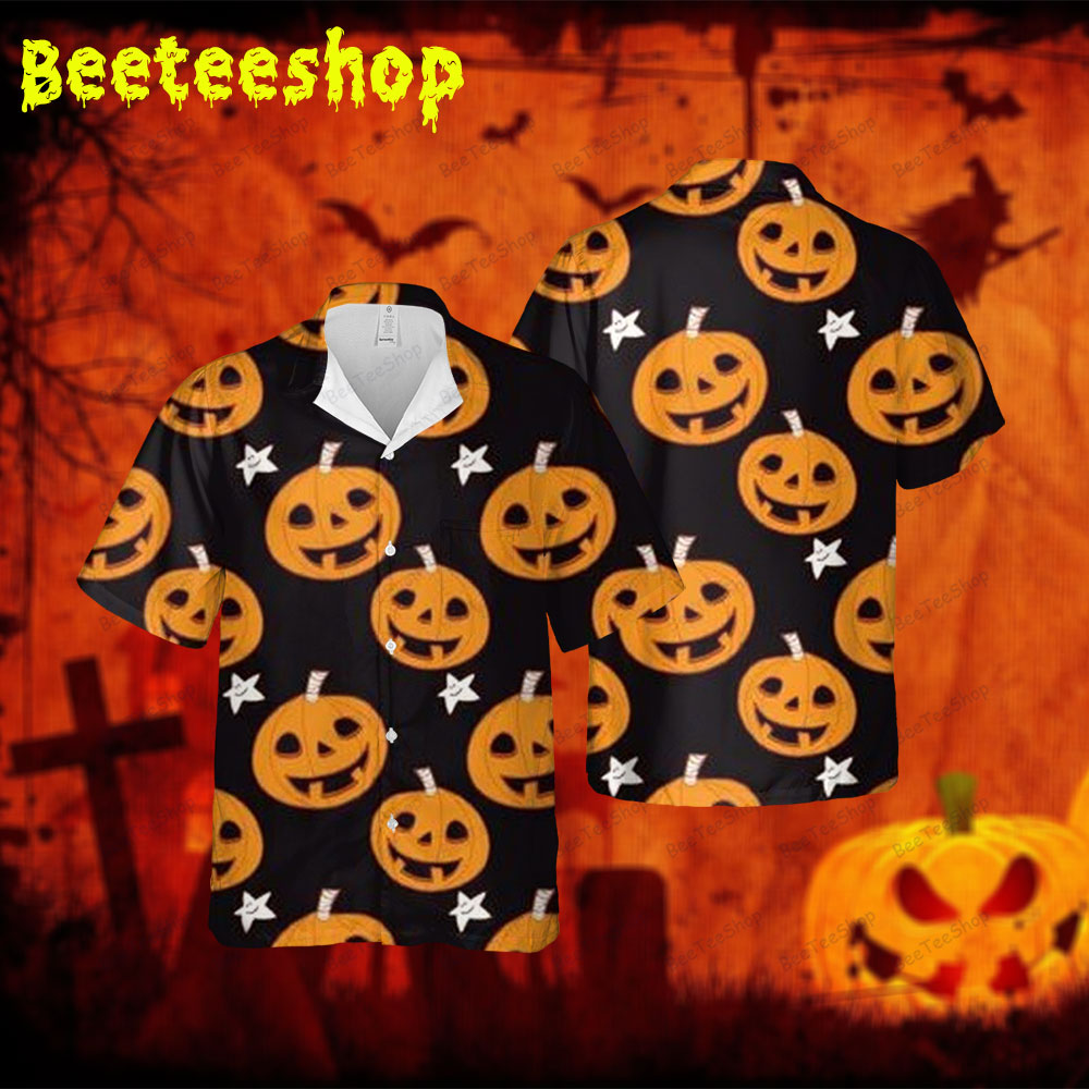 Pumpkins Halloween 065 Spread Collar Hawaii Shirt Pumpkins Halloween 065 Spread Collar Hawaii Shirt